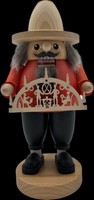 Holz Nussknacker Mit Schwibbogen Bunt HöHe 21Cm Leuchterbogen Weihnachtsfigur
