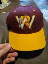 vintage Washington Red Skins 1980s New Era Hat Made In USA 6 3/4 Wool 5950 NFL