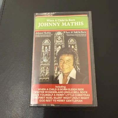 Johnny Mathis - When a Child is Born Christmas Album Original Cassette Tape - Image 1 of 4