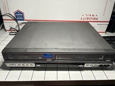 Samsung DVD-V1000 DVD / VCR Combo Video Movie Player Silver - Tested No Remote