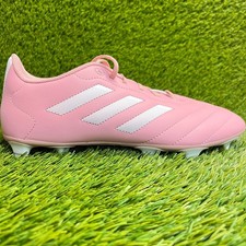 Adidas Goletto VIII FG Mens Size 8 Pink White Running Leather Soccer Cleats