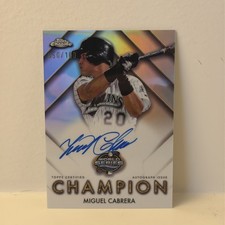 Miguel Cabrera Chrome 2026 /100 #38 Auto