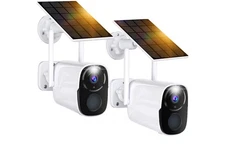 Solar Security Cameras Wireless Outdoor 2 Pack