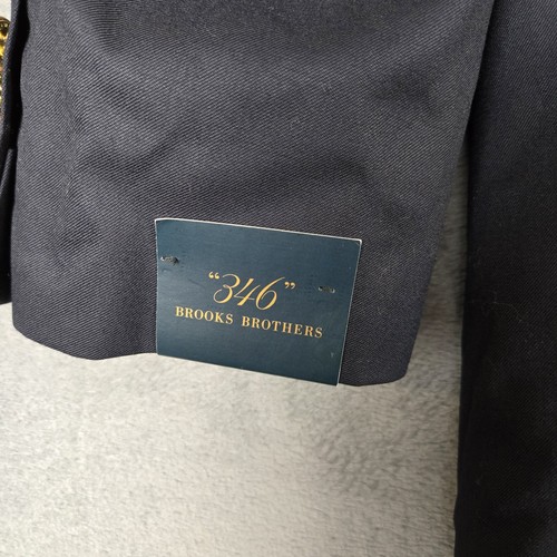 Brooks Brothers 346 Blazer Mens 48R Navy Blue Golden Button Wool Sport Coat NWT - Picture 5 of 15