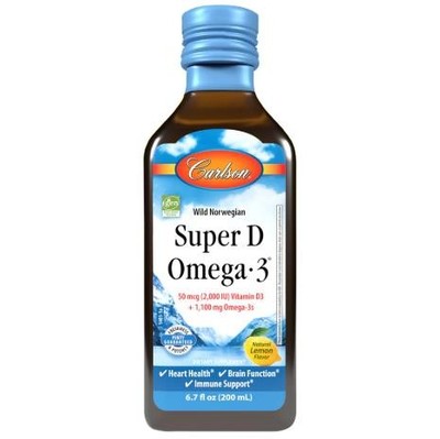 NWT carlson labs Super D Omega-3 