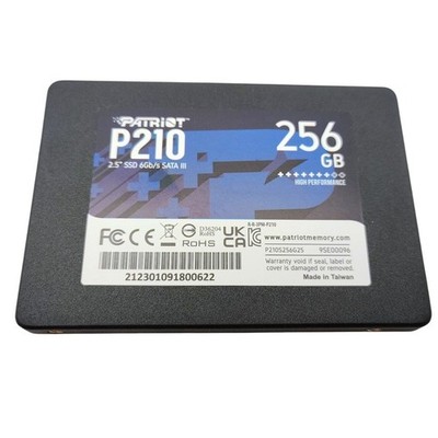 Patriot P210 256GB 2.5'' SATA III SSD P210S256G25 Formatted