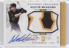 2018 Panini National Treasures 60/99 Austin Meadows #63 Auto nd3
