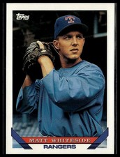 Matt Whiteside *ROOKIE CARD* (RC) 1993 Topps #468. rookie card picture