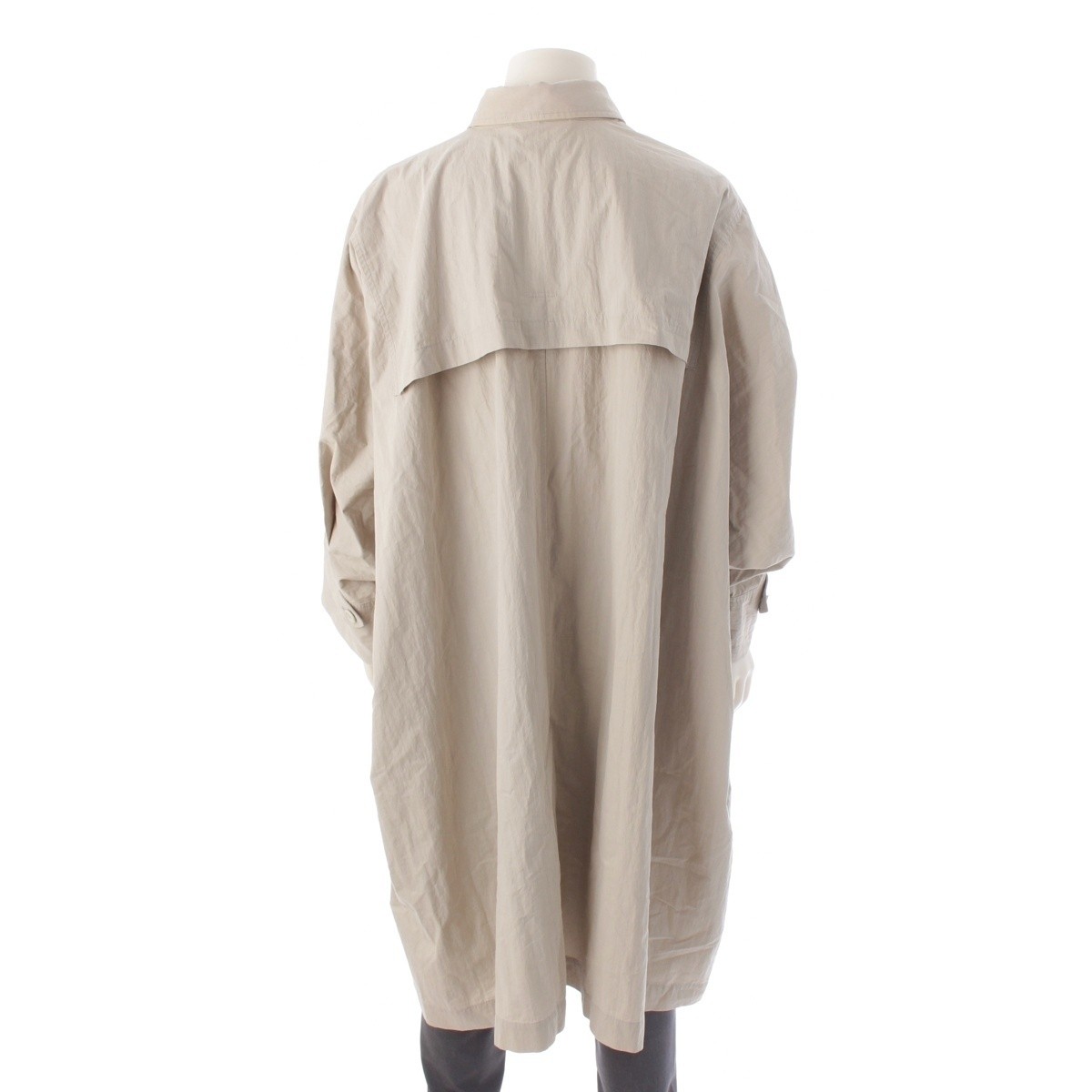 ALTRA ISSEY MIYAKE cappotto a vento anni 80 90 cotone calamaro esterno IM41 FA127 beige M