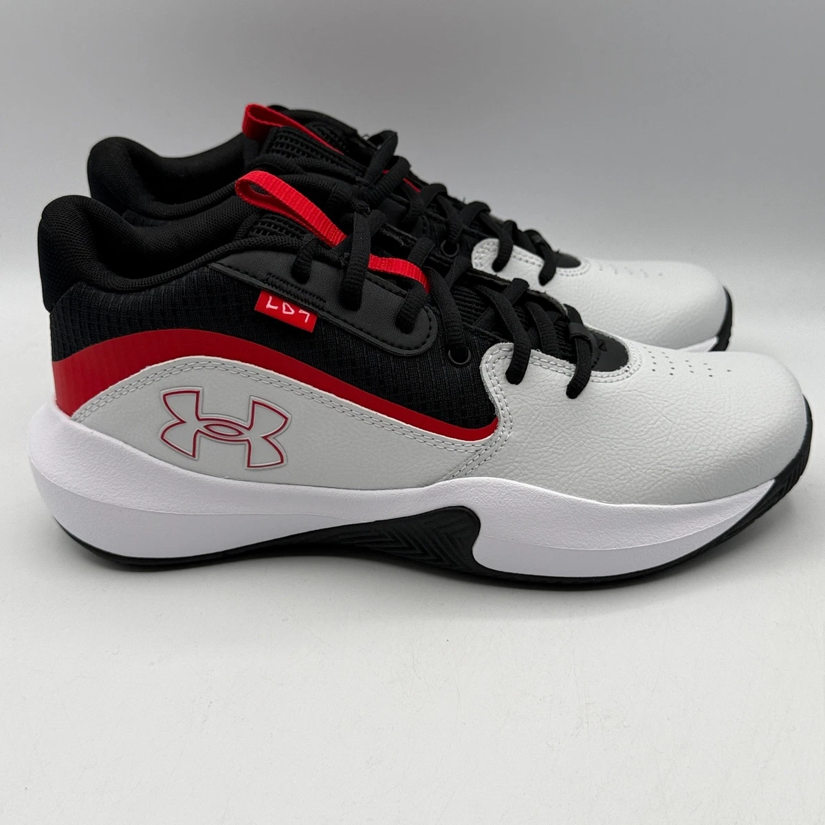 Under Armour Lockdown 7 Sneaker Shoe Men’s Size 9 Women’s Size 10.5, 3028512-600 Under Armour Lockdown 7 Red Black White for sale | eBay main image 2