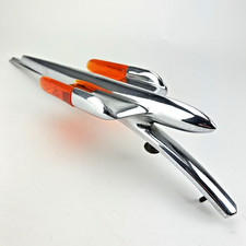 Vintage 1948 Oldsmobile 555088 Rocket Wing Chromered Lucite Hood Ornament Vintage 1948 Oldsmobile 555088 Rocket Wing Chromered Lucite Hood Ornament