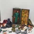 Vintage 1960s GI Joe Action Marine Figure With Accessories Jungle Fighter MP Ike
