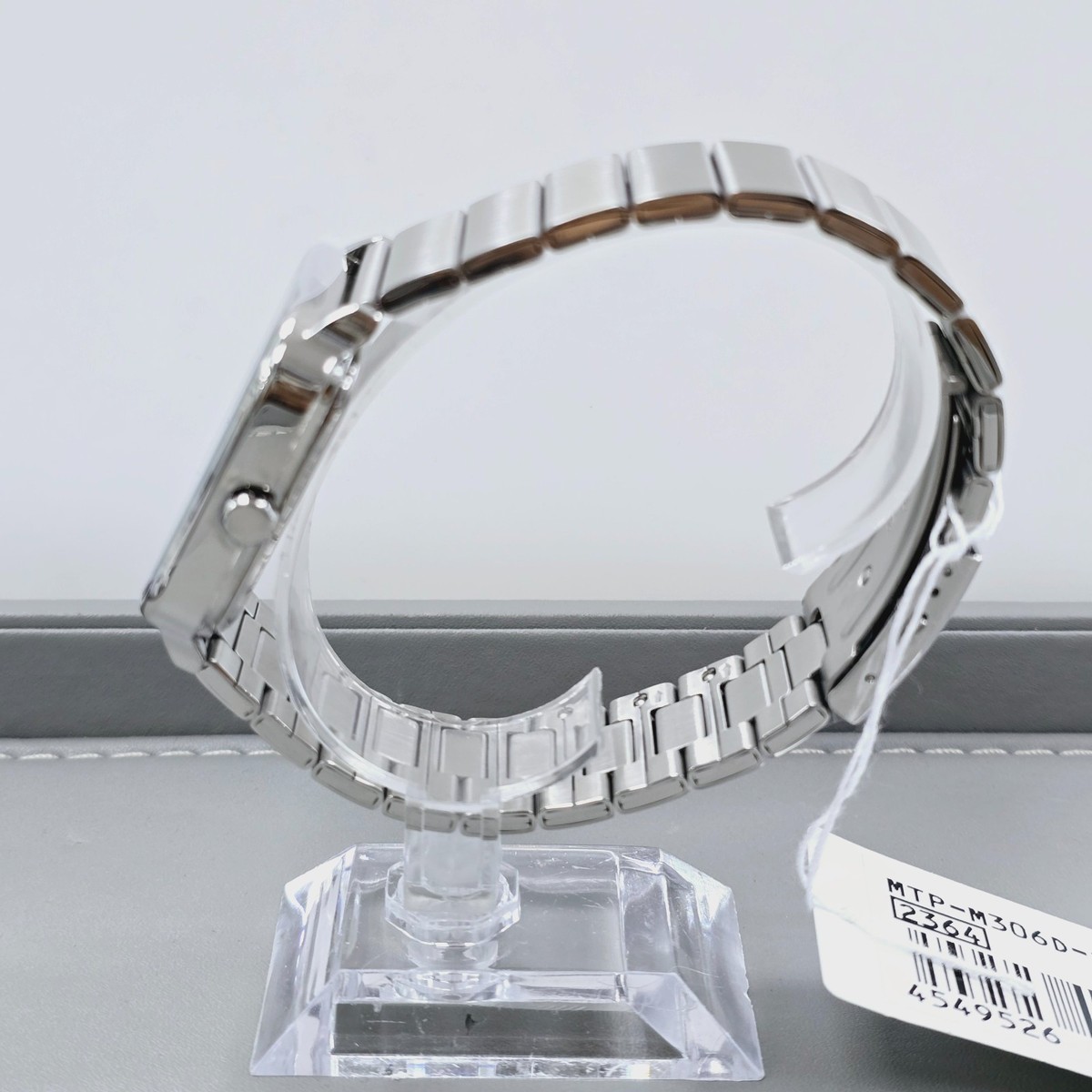 Casio MTP-M306D-1A Classic Multi‑Dial stainless steel black dial