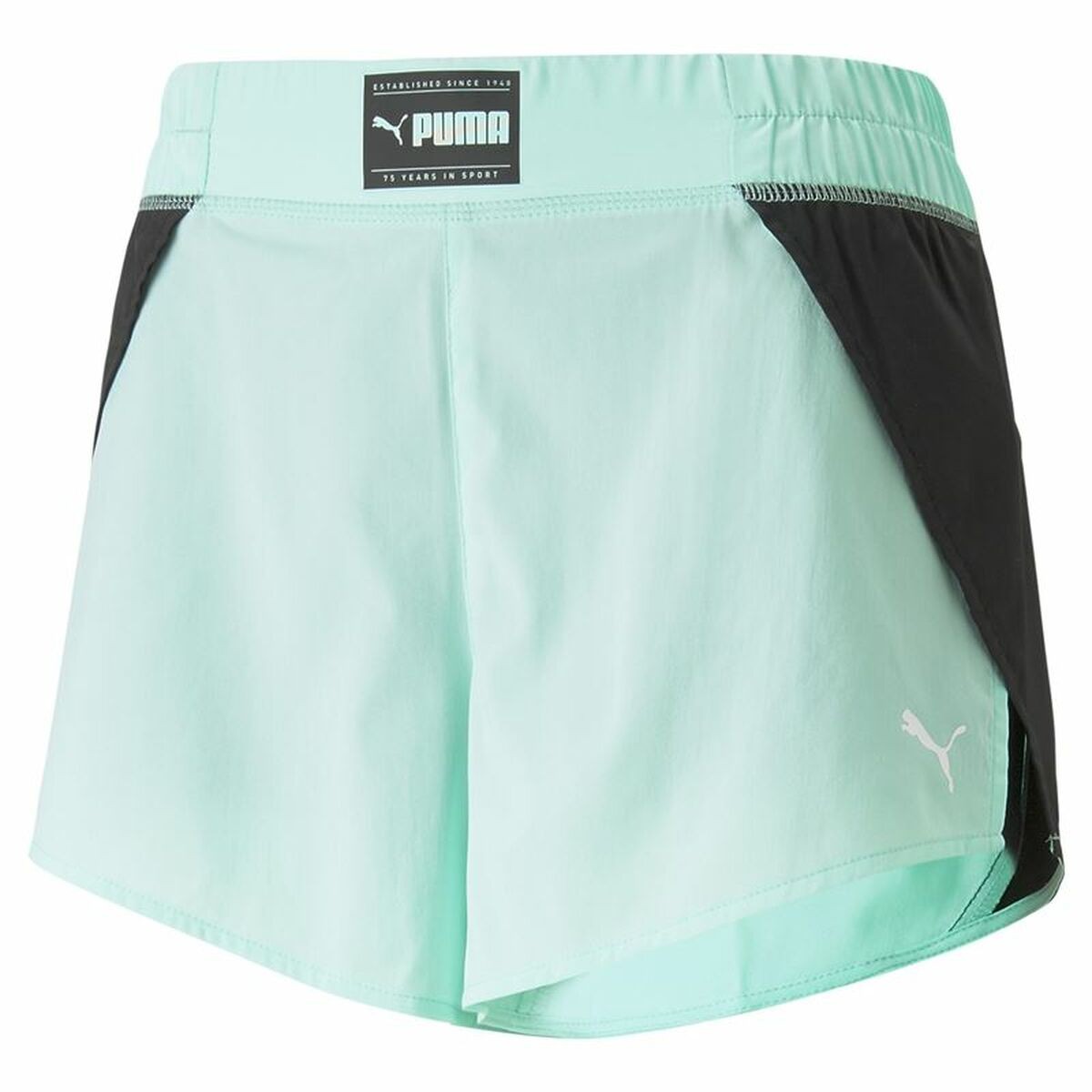 Pantaloncini Sportivi da Donna Puma Fit Fashion Wov Acquamarina Taglia:M