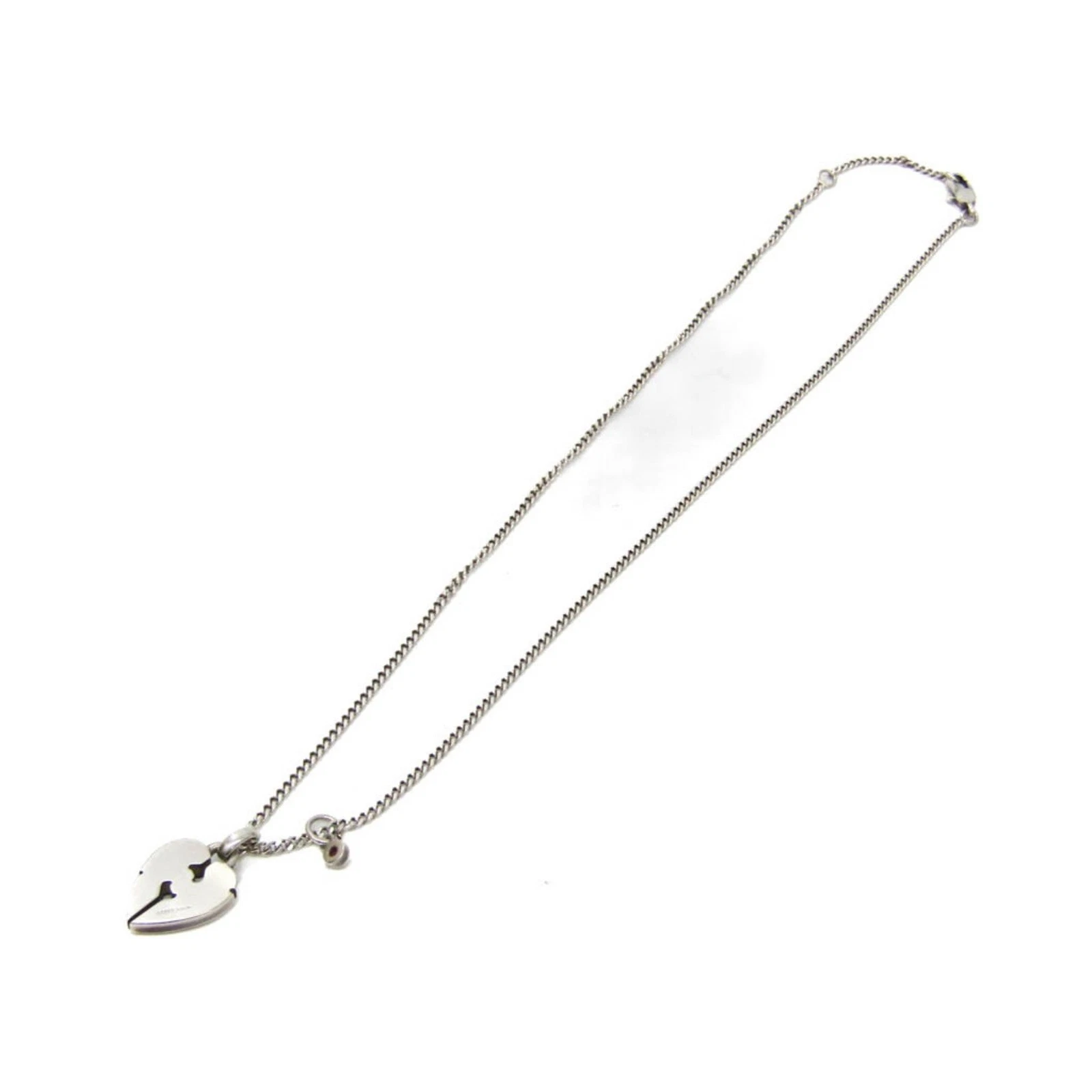 Bijou collier argent Gucci authentique