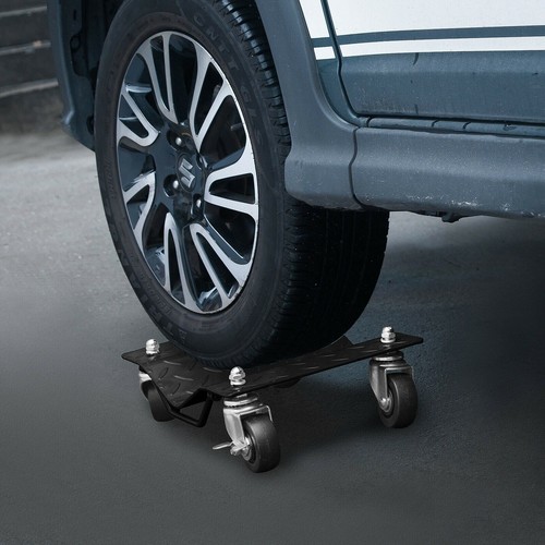 6000LB Heavy Duty Car Dolly Set of 4 Roller Wheel Casters Vehicle Tire Skates - Picture 9 of 9