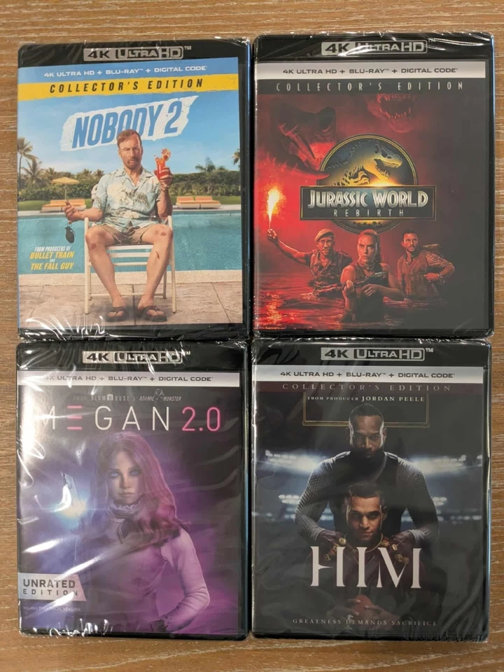 Jurassic World Rebirth, Nobody 2, Megan 2.0, HIM (4K Ultra HD)(Bid) - Image 2 of 2