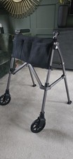 EZ Fold N Go Walker Folding Extremely Lightweight Portable Rollator -  3.2kg