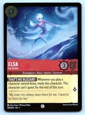 Lorcana Elsa - Ice Surfer Foil 109 The First Chapter 1 C NM