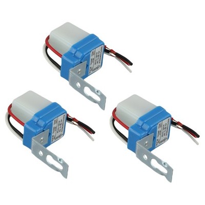 3 Stück Fotozelle Sensor Schalter Auto Ein Aus Lichtsteuerung für AC DC 12V 10
