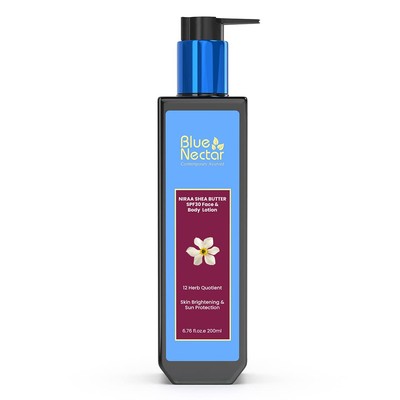 Blue Nectar Niraa Sheabutter Bodylotion SPF 30 Für Glühend Haut 200ml