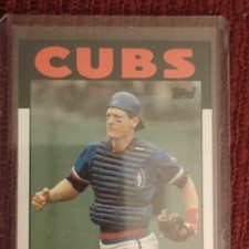 Topps 1986 Jody Davis Chicago Cubs Rookie Baseball Card #767. rookie card picture