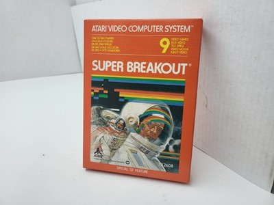 NEAR MINT NEW SUPER BREAKOUT GAME FOR PAL ATARI 7800 + ATARI 2600 + PLUS