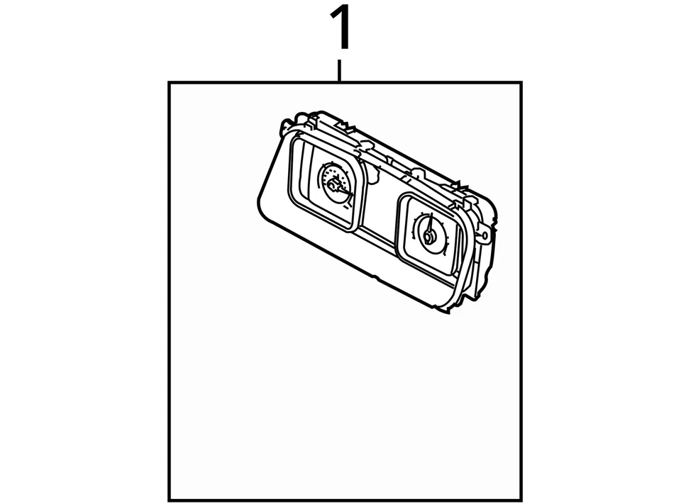 Cuadro de instrumentos velocímetro Lincoln MKX 2009-2010 9a1t-10849-aa QFGYL Foto 4 de 4