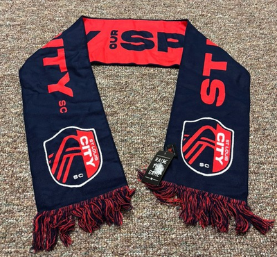 #ad St Louis City SC MLS Soccer Scarf NWT $24.99