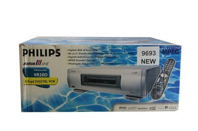 Philips VR20D | Digital VHS Videorecorder | PAL | NEW IN BOX