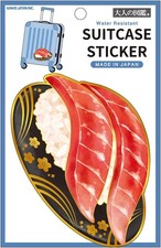 Japanese Ukiyo-e Suitcase Luggage Laptop Decor Sticker - Sushi
