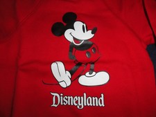 Size 4 Red Mickey Mouse Sweatshirt NIP Disneyland