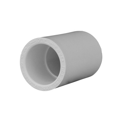 #ad CHARLOTTE PIPE 1 2 SCH 40 COUPLING SXS PRESSURE 1 Unit Piece White $1.30