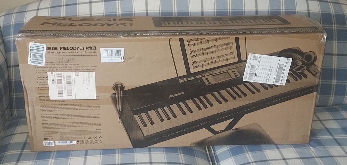 Alesis Melody 61 MKII 61 Key Portable Keyboard Bundle with
