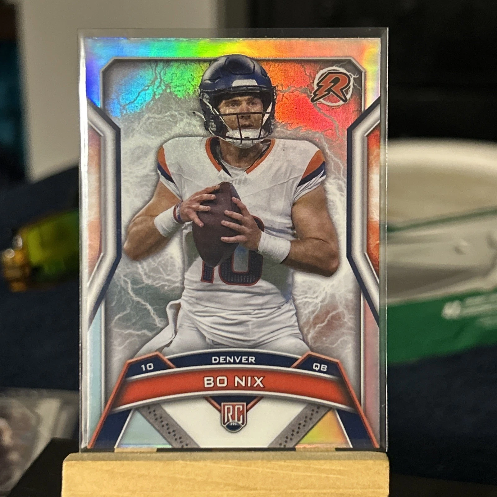 Bo Nix Topps Resurgence #125 Red Power Surge