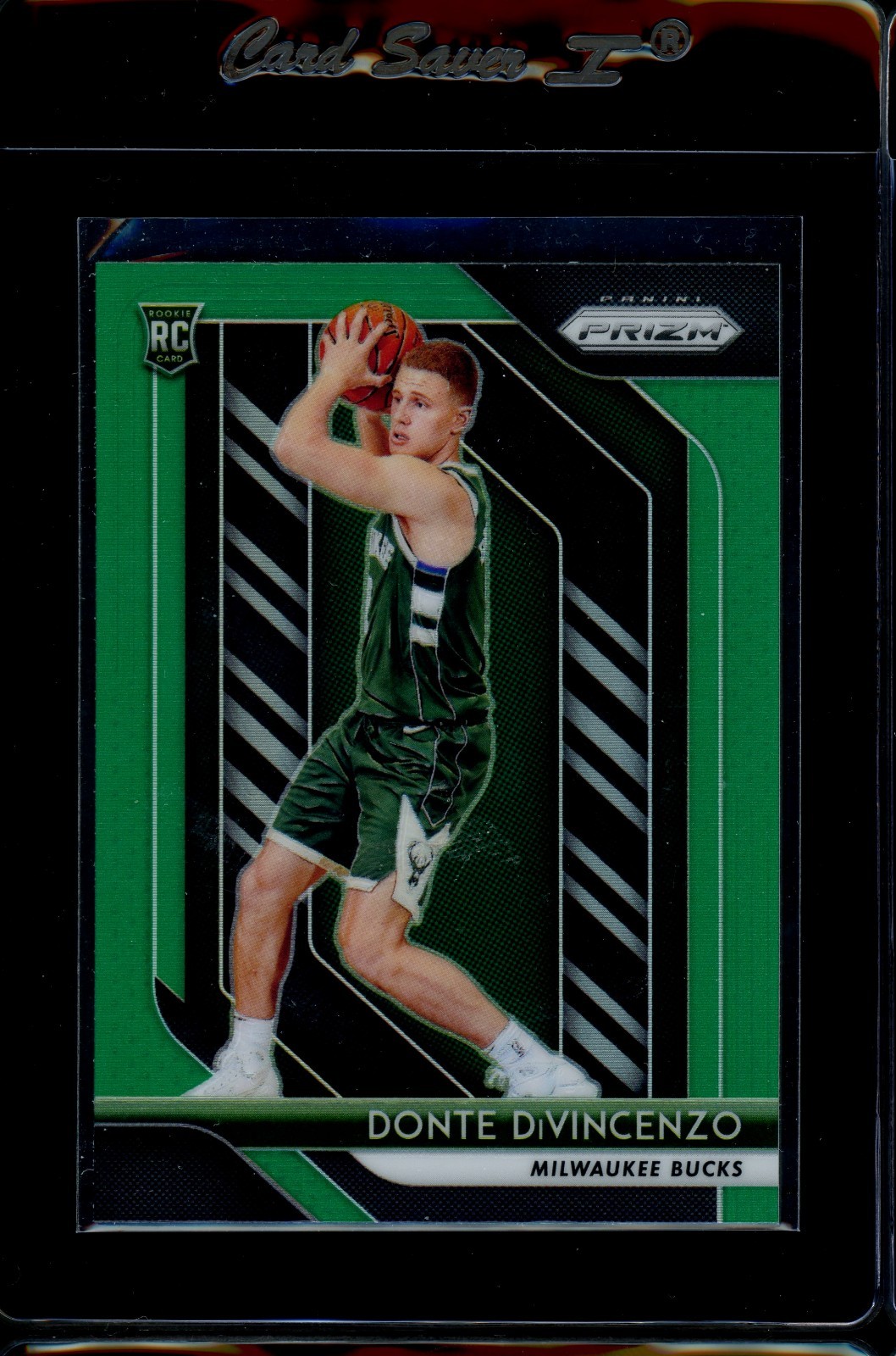 2018 Panini Prizm Green Prizm #246 Donte DiVincenzo RC ROOKIE