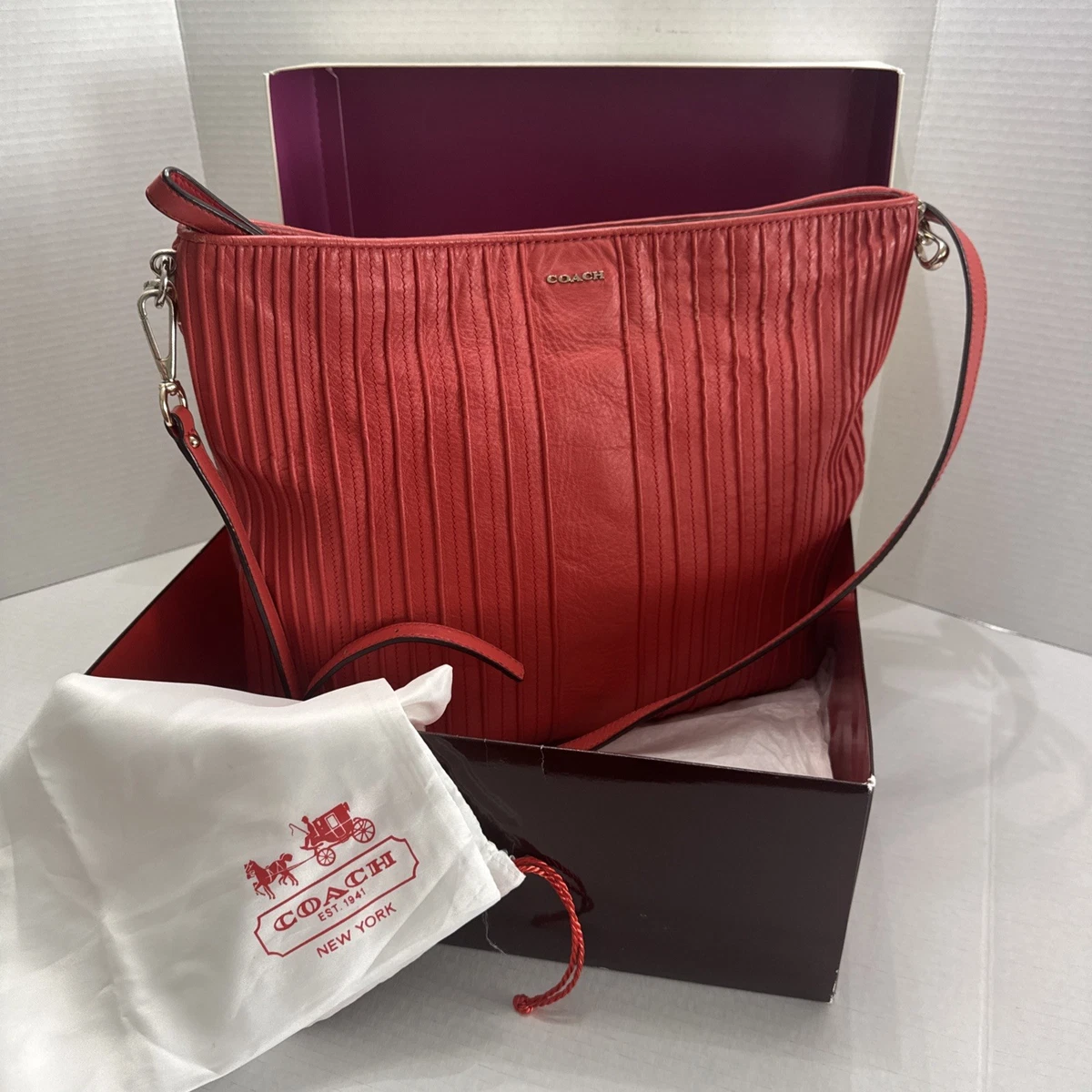 Coach Hobo Bags Red Bags & Handbags for Women for sale | eBay