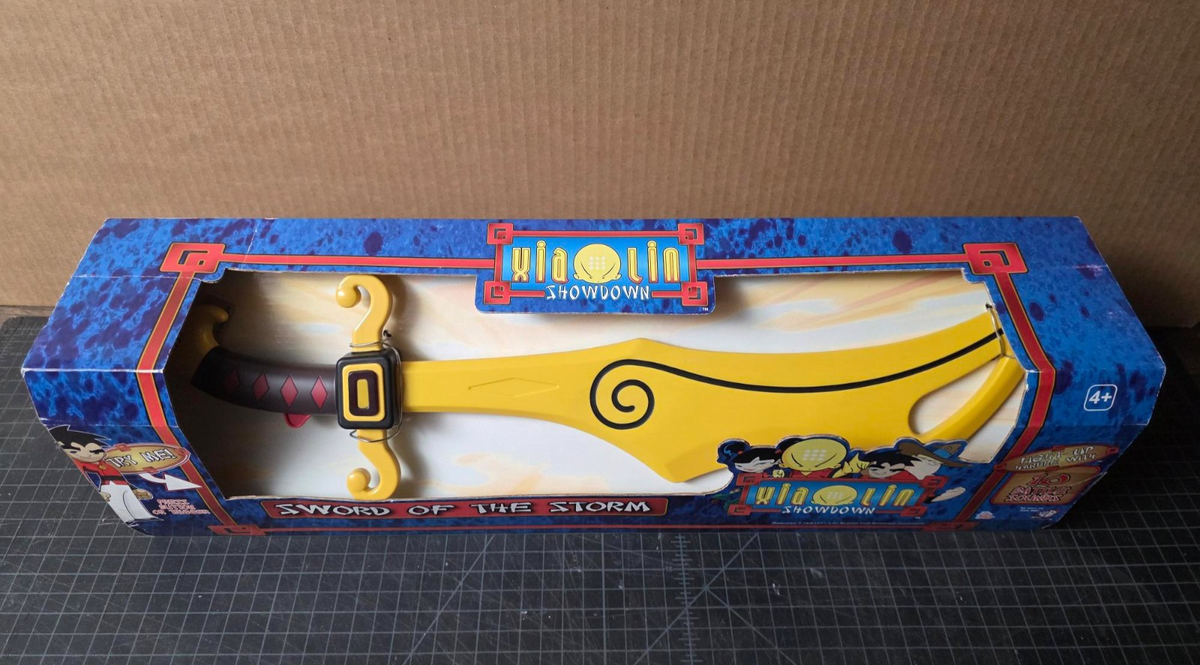 RARE - SWORD OF THE STORM XIAOLIN SHOWDOWN *PACKAGING PROTOTYPE w