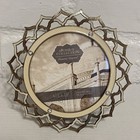 VTG Bombay Collection Photo Frame Sicura Italian Enamel w Crystals 4x4 NOS