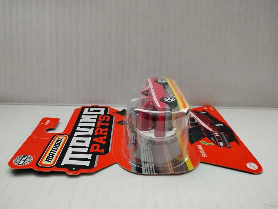 2021 Matchbox Moving Parts #2 1978 Subaru Brat BRILLIANT RED - Image 3 of 4