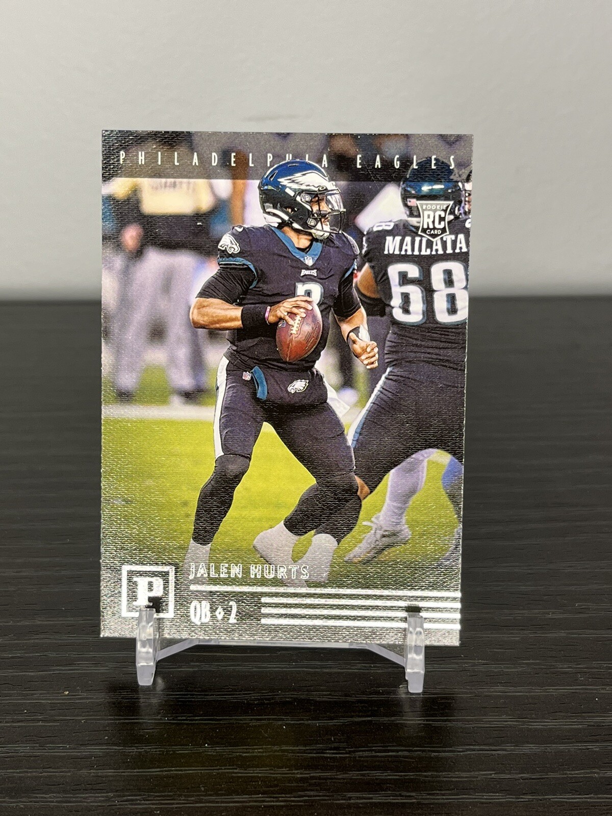 Jalen Hurts 2020 Panini Chronicles Panini Rookie RC #PA-5 Philadelphia Eagles