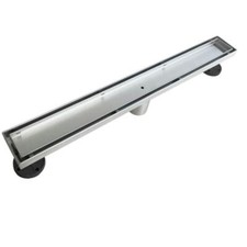 Neodrain 18-Inch Linear Shower Drain, Tile Insert Grate, Brushed 304 Stainless