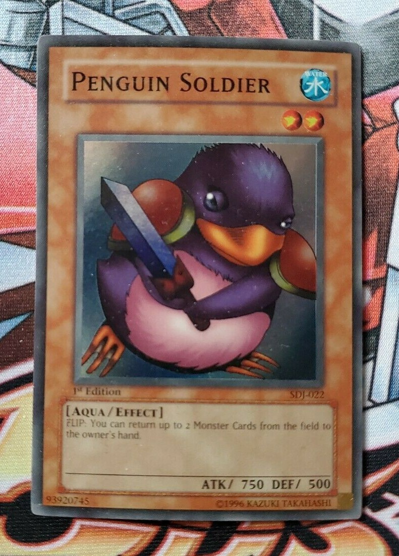 Penguin Soldier (SDJ-022) - Super Rare 1st Edition Yugioh LP | eBay