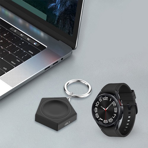 5V Charger Dock Wireless Charger Adapter for Galaxy Watch 6 Classic (Black) - Zdjęcie 2 z 11
