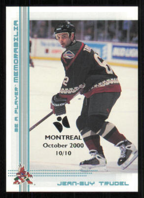 2000-01 BAP Memorabilia Montreal Olympic Stadium Show #260 Jean-Guy Trudel /10