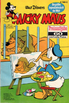 Micky Maus 1967 nr 41 MMK zeitung+Gutschein Z1 ab 5 auktionen portofrei