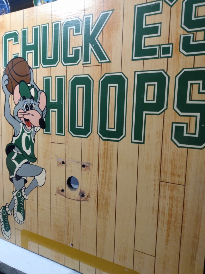 Chuck E. Cheese Hoops backboard, Late 70's early 80's Salvaged