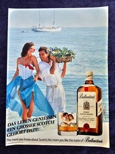 Ballantines Scotch Whisky, originale Werbung aus 1986