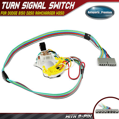 Turn Signal Switch for Dodge B150 D250 Ramcharger W350 1982-1985 w/o Tilt Wheel