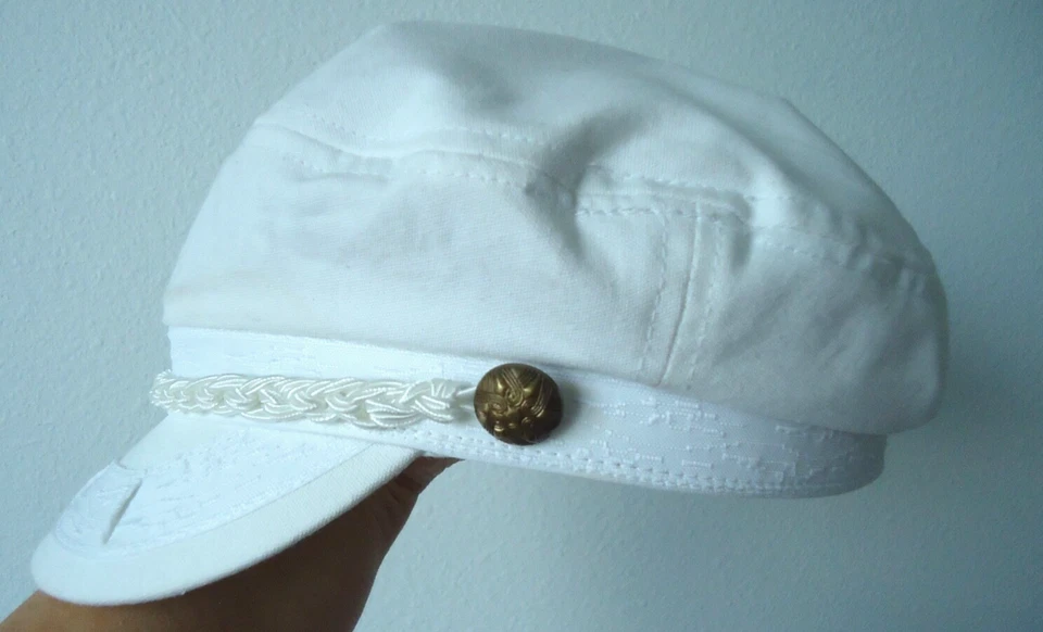 Кепка рыбака Epoch Nats Company - белая хлопковая размер L/XL - Изображение 4 из 4